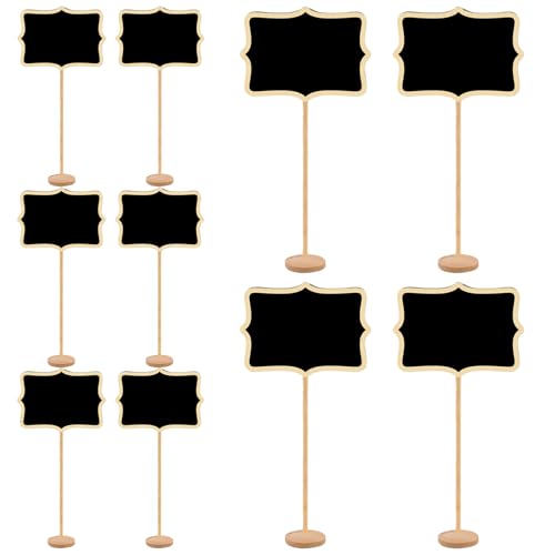 10pcs Mini -Tafel -Lebensmitteletiketten, Holzschild mit Ständer für Buffet, Stand, Einzelhandelsgeschäft, Party 10pcs Mini -Tafel -Lebensmitteletiketten, Holzschild mit Ständer für Buffet, Stand, Einzelhandelsgeschäft, Party von JZLEJC