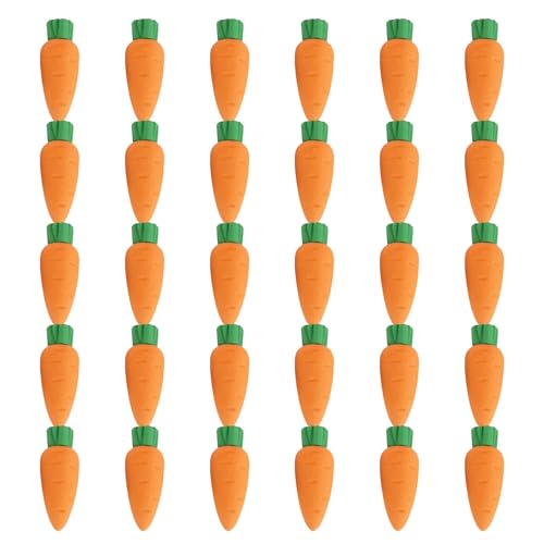 30pcs Mini Food -Radiergummis für Kinder, 3D -Karotten -Spaß Eraser für Schulstifte, Malereizubehör 30pcs Mini Food -Radiergummis für Kinder, 3D -Karotten -Spaß Eraser für Schulstifte, Malereizubehör von JZLEJC