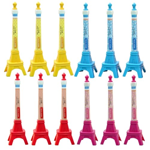 JZLEJC 12pcs Retractable Ballpoint Stifte, Eiffelturmdekor 0, 7 mm Nachfüllstifte für Journaling, Notizen, Skizzieren nachfüllen. JZLEJC 12pcs Retractable Ballpoint Stifte, Eiffelturmdekor 0, 7 mm Nachfüllstifte für Journaling, Notizen, Skizzieren nachfüllen. von JZLEJC