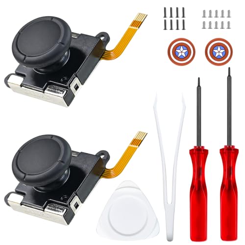 JZW-Shop Hall Joystick Ersatz-Set für NS Switch, Hall Joystick kompatibel mit NS Switch/Switch OLED/Switch Lite, Switch Joy Con Reparaturwerkzeug-Set JZW-Shop Hall Joystick Ersatz-Set für NS Switch, Hall Joystick kompatibel mit NS Switch/Switch OLED/Switch Lite, Switch Joy Con Reparaturwerkzeug-Set von JZW-Shop