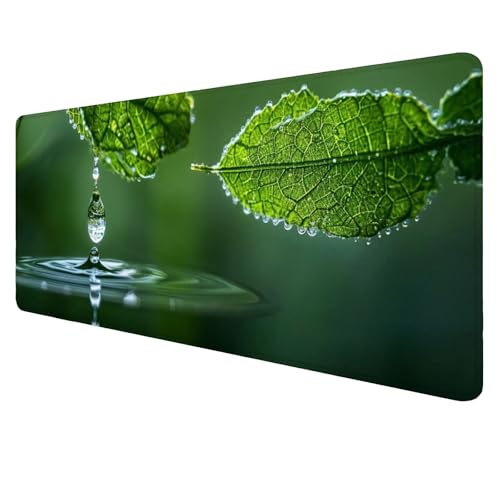 Grüne Blätter Mouse Mat Gaming Mouse Mat XXL 700x300x3mm Multifunctional Mousepad Grün Schreibtischunterlage groß,Non-Slip Rubber Base,Extended Desk Protection,for PC Unterlage Schreibtisch J734 Grüne Blätter Mouse Mat Gaming Mouse Mat XXL 700x300x3mm Multifunctional Mousepad Grün Schreibtischunterlage groß,Non-Slip Rubber Base,Extended Desk Protection,for PC Unterlage Schreibtisch J734 von Jaalinng