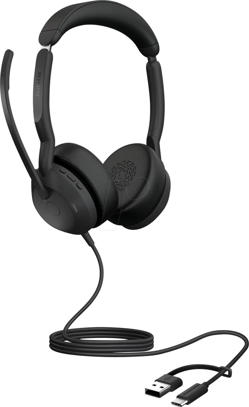 JA 25069-999-899 - Headset, Evolve2 50, USB C/A, MS, Stereo, ohne BT von Jabra