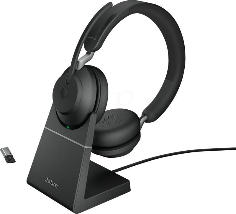 JA 26599-999-989 - Headset, Evolve2 65, USB-A, mit Ladestation von Jabra