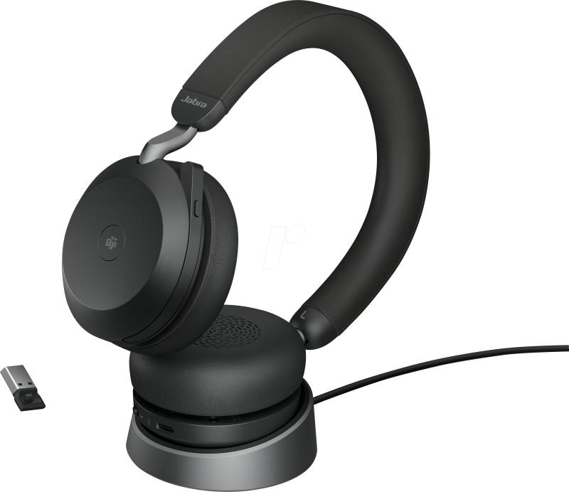 JA 27599-999-989 - Headset, Evolve2 75, USB-A, MS Teams, mit Ladestation von Jabra
