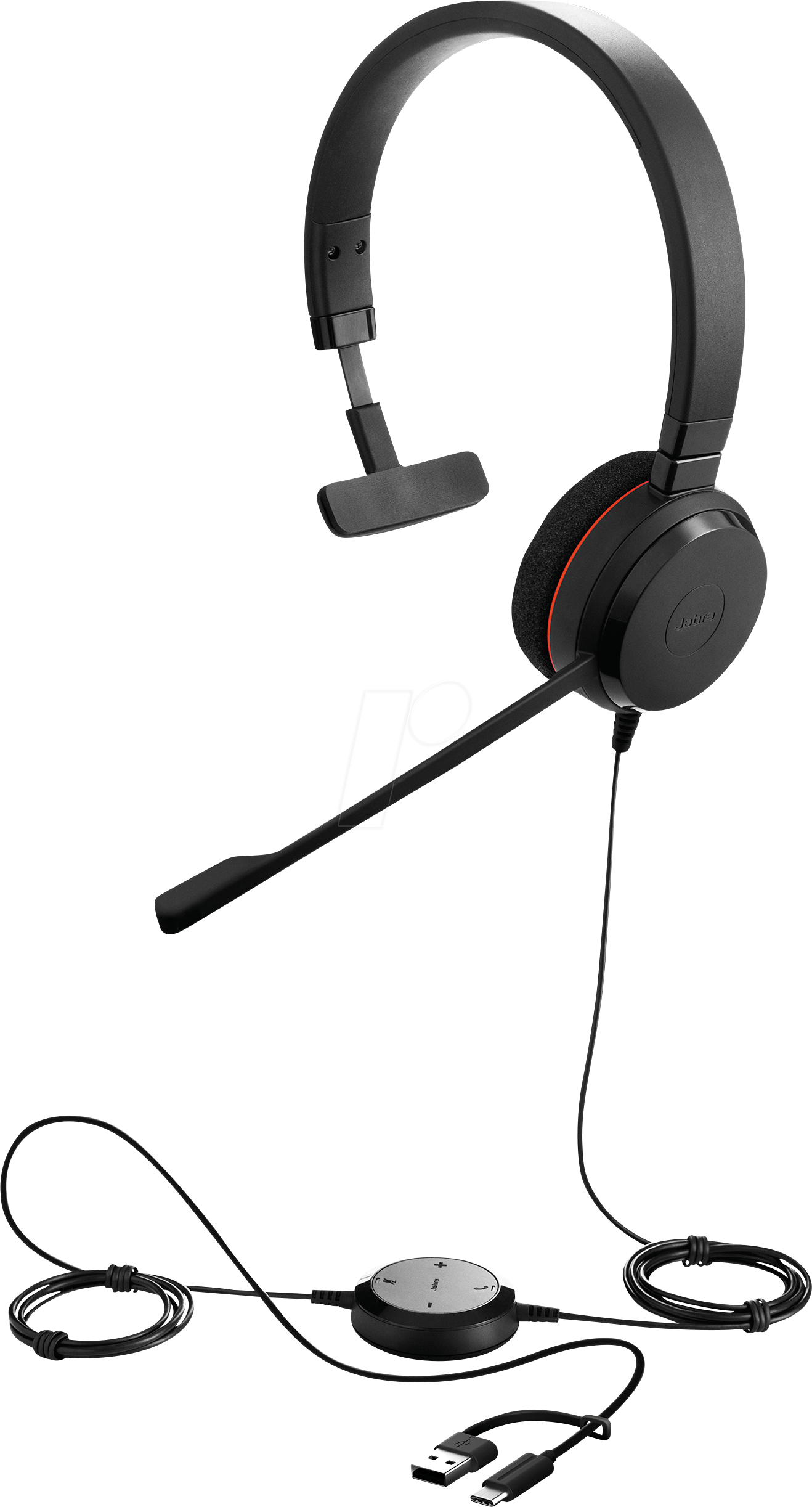 JA 4993-823-169 - Headset, Evolve 20, Mono MS, USB C/A Adapter JA 4993-823-169 - Headset, Evolve 20, Mono MS, USB C/A Adapter von Jabra