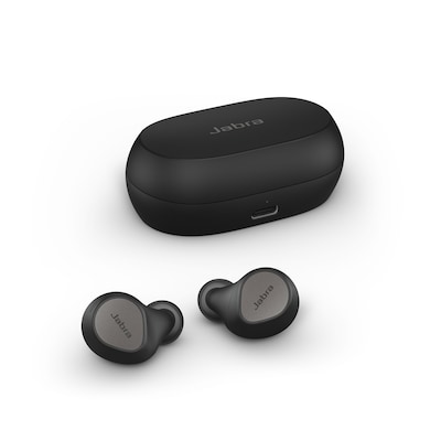 JABRA Elite 7 Pro Bluetooth In-Ear Kopfhörer Titanium Schwarz von Jabra
