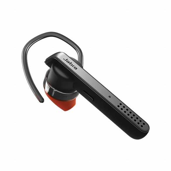 JABRA Talk 45 Bluetooth Headset - Silber (Car Charger) [2h Akkulaufzeit, 2 omnidirektionale Mikrofone] von Jabra