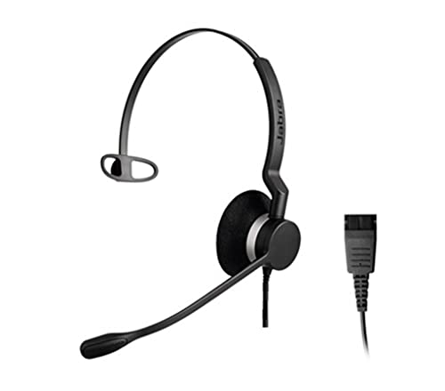 Jabra,Q711015,Biz AA82300 QDMono langlebiges Call-Center-Kabel-Headsetmit Noise-Cancelling für Unify OpenStage, Schwarz von Jabra