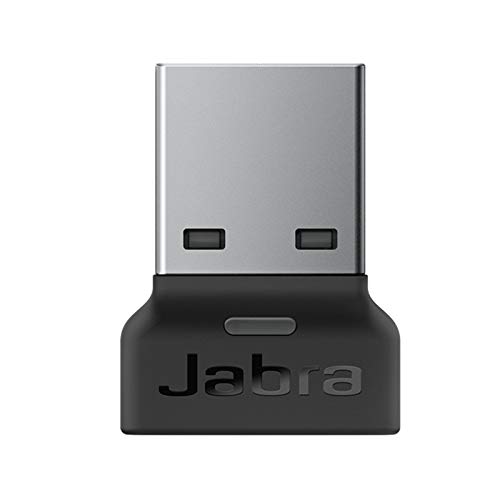 Jabra 14208-24 Link 380a MS USB-A Bluetooth-Adapter kabelloser Dongle für Evolve2 85 und 65 Headsets, Schwarz (erneuert) von Jabra