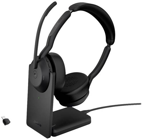 Jabra 25599-999-889-Conti Computer Bluetooth® Stereo Schwarz Noise Cancelling, Mikrofon-Rauschunter von Jabra