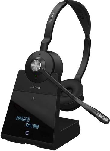Jabra 9559-583-111-Conti Telefon Bluetooth®, DECT Stereo Schwarz Noise Cancelling Mikrofon-Stummsch von Jabra