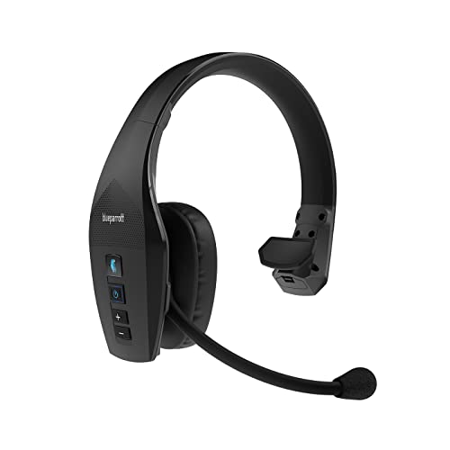 Jabra BlueParrott B650-XT Wireless Headset - Bluetooth-Mono-Kopfhörer mit klarem Klang - 4 integrierte Mikrofone unterdrücken 96 % der Hintergrundgeräusche, Voice Control und aktivem Noise Cancelling von Jabra