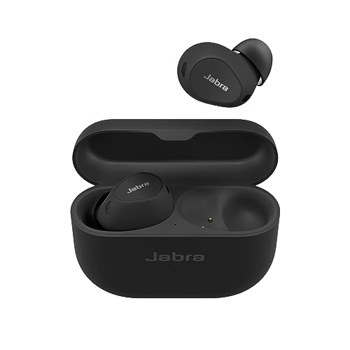 Jabra Elite 10 schnurlose In-Ear-Bluetooth-Kopfhörer Advanced Active Noise Cancellation, 6 eingebauten Mikrofonen und Dolby Atmos Sound - Matt-Schwarz Jabra Elite 10 schnurlose In-Ear-Bluetooth-Kopfhörer Advanced Active Noise Cancellation, 6 eingebauten Mikrofonen und Dolby Atmos Sound - Matt-Schwarz von Jabra