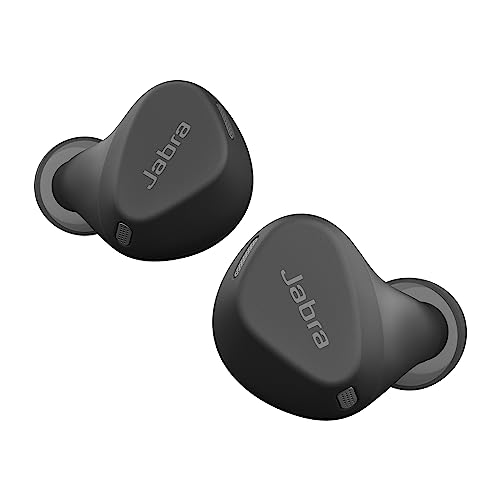 Jabra Elite 3 Active True Wireless Bluetooth-Ohrhörer für Sport mit aktiver Geräuschreduzierung (ANC), 4 integrierte Mikrofone für klare Anrufe, kleine ergonomische Tasse — Schwarz von Jabra