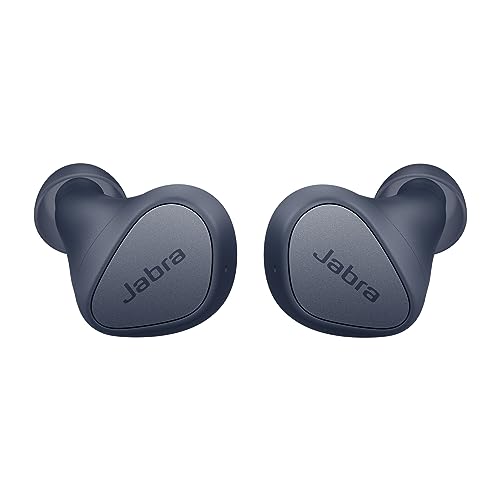 Jabra Elite 3 In Ear Bluetooth Earbuds - True Wireless Kopfhörer mit Geräuschunterdrückung und 4 integrierten Mikrofonen - klare Anrufe, kraftvoller Bass, anpassbarer Sound und Mono-Modus - Marineblau von Jabra