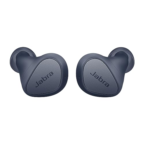Jabra Elite 3 In Ear Bluetooth Earbuds - True Wireless Kopfhörer mit Geräuschisolierung und 4 integrierten Mikrofonen - klare Anrufe, kraftvoller Bass, anpassbarer Sound und Mono-Modus - Navy Blau von Jabra