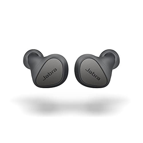 Jabra Elite 3 In-Ear Wireless Bluetooth Headset - Echte kabellose Kopfhörer mit 4 Mikrofonen und Noise Cancelling mit personalisierbarem Audio und Mono-Modus - Dunkelgrau von Jabra