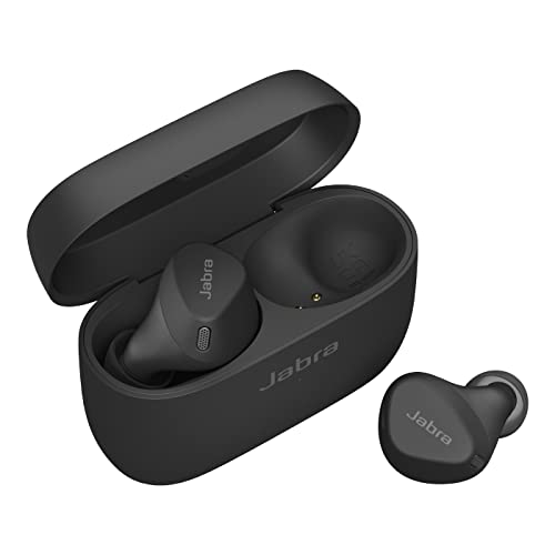 Jabra Elite 4 Active In Ear Bluetooth Earbuds - True Wireless Kopfhörer mit sicherem Sitz, 4 eingebauten Mikrofonen, aktiver Geräuschunterdrückung und anpassbarer HearThrough Funktion - Schwarz von Jabra
