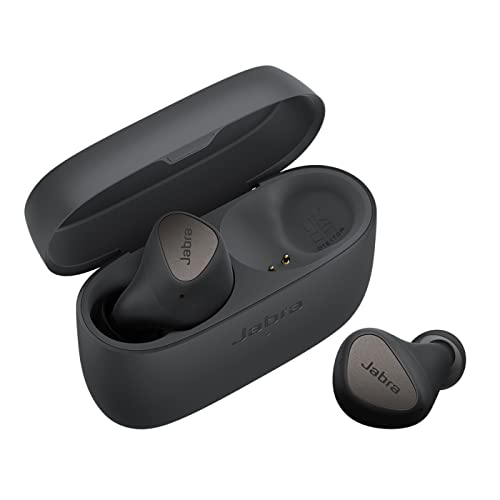 Jabra Elite 4 schnurlose In-Ear-Kopfhörer mit aktiver Geräuschunterdrückung - bequeme Bluetooth mit Spotify Tap Playback, Google Fast Pair, Microsoft Swift Pair und Multipoint - Dunkelgrau von Jabra