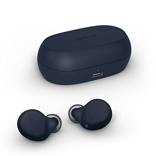 Jabra Elite 7 Active In Ear Bluetooth Earbuds - True Wireless Sport Kopfhörer ShakeGrip für sicheren Halt und anpassbarer, aktiver Geräuscheunterdrückung - Dunkelblau von Jabra