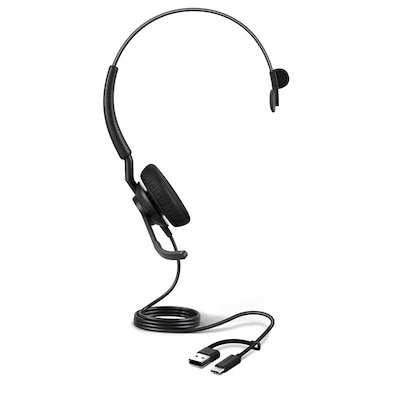 Jabra Engage 50 II Mono Headset USB-C/A + Link-Adapter (Steuereinheit), UC-Version von Jabra