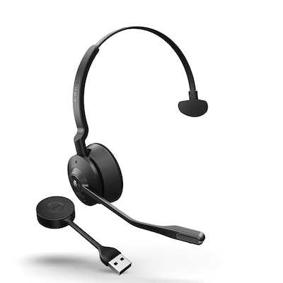 Jabra Engage 55 MS drahtloses Mono On Ear Headset USB-A mit Ladestation von Jabra