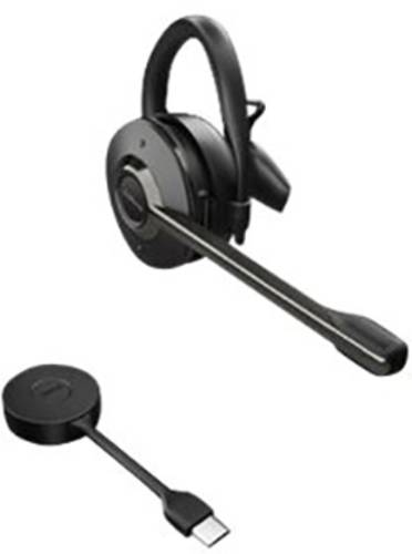 Jabra Engage 55 On Ear Headset DECT Mono Schwarz Lautstärkeregelung, Mikrofon-Stummschaltung, Mono, von Jabra