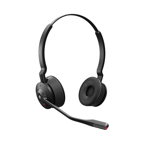 Jabra Engage 55 SE Stereo-Headset MS, Link 400a DECT-Adapter USB-A, 1,2 m USB-C-auf-USB-A-Kabel, Tragetasche, Garantie und Warnung (Sicherheitsbroschüren) von Jabra