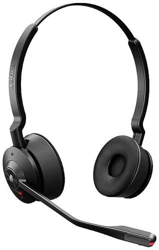 Jabra Engage 55 Telefon On Ear Headset DECT Stereo Schwarz inkl. Lade- und Dockingstation, Lautstär von Jabra