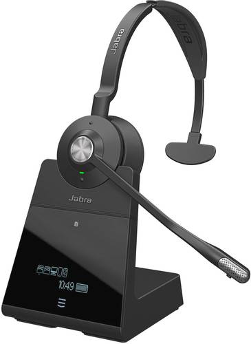 Jabra Engage 75 Mono Telefon On Ear Headset Bluetooth®, DECT Mono Schwarz Noise Cancelling Mikrofon von Jabra