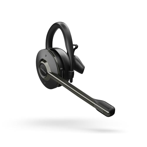Jabra Engage 75 On-Ear DECT Convertible Headset - Skype for Business Certified Wireless Headphones – Advanced Noise Cancellation for Deskphones and Softphones – Black – UK Version von Jabra