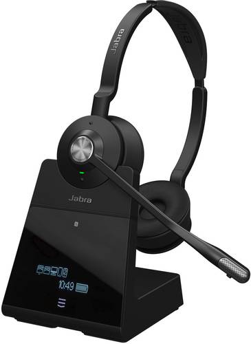 Jabra Engage 75 Stereo Telefon On Ear Headset Bluetooth®, DECT Stereo Schwarz Noise Cancelling Mikr von Jabra