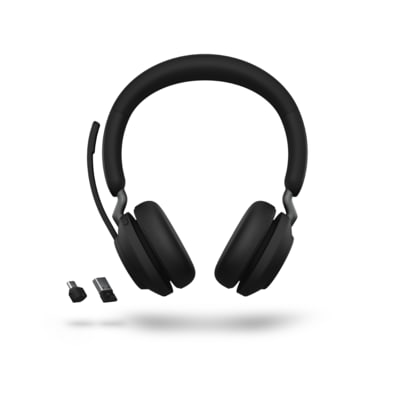 Jabra Evolve 2 65 MS Wireless Bluetooth Stereo Headset schwarz von Jabra
