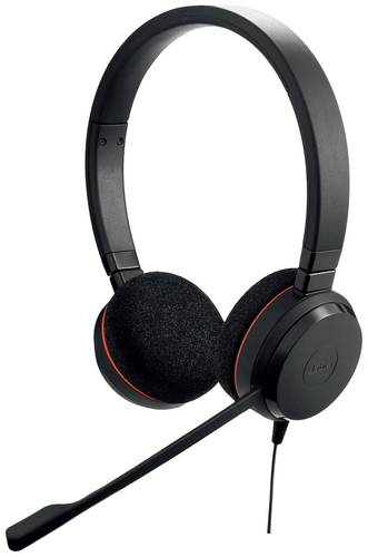 Jabra Evolve 20 Computer On Ear Headset kabelgebunden Stereo Schwarz Mikrofon-Rauschunterdrückung H von Jabra