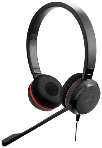 Jabra Evolve 20 SE MS Stereo - Special Edition Computer On Ear Headset kabelgebunden Stereo Schwarz von Jabra