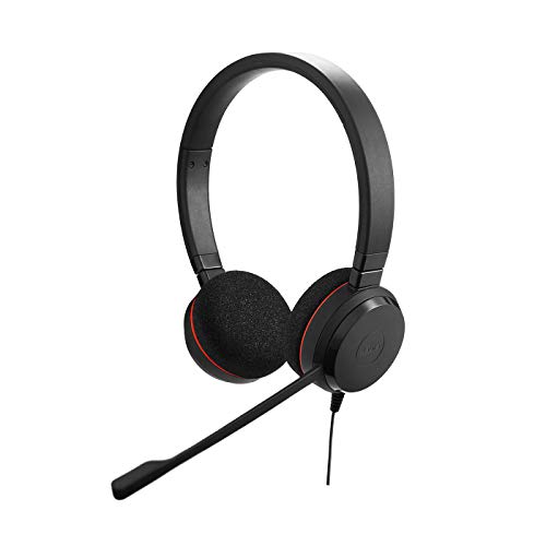 Jabra Evolve 20 Stereo-Headset - Unified Communications, für alle Plattformen zertifizierte Kopfhörer mit passiver Geräuschunterdrückung - USB-C mit Controller - Schwarz Jabra Evolve 20 Stereo-Headset - Unified Communications, für alle Plattformen zertifizierte Kopfhörer mit passiver Geräuschunterdrückung - USB-C mit Controller - Schwarz von Jabra