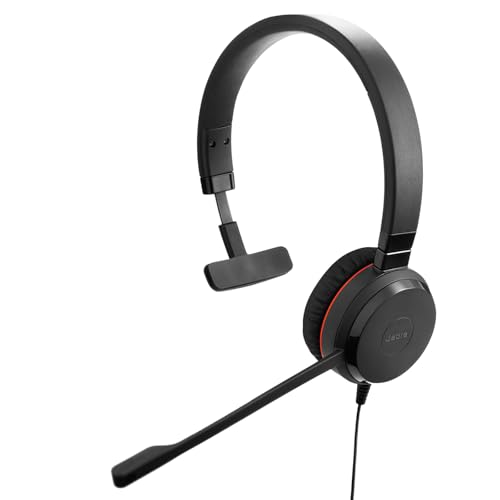 Jabra Evolve 30 II, Unified Communications zertifiziertes Mono-Headset mit Anrufsteuerung, Mikrofon mit Geräuschunterdrückung, LED-Anzeigen, hervorragende Klangqualität, USB-C/A, Schwarz Jabra Evolve 30 II, Unified Communications zertifiziertes Mono-Headset mit Anrufsteuerung, Mikrofon mit Geräuschunterdrückung, LED-Anzeigen, hervorragende Klangqualität, USB-C/A, Schwarz von Jabra