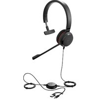 Jabra Evolve 30 II Mono Headset Schwarz - USB-C/A, UC-Version, Mikrofon mit Geräuschunterdrückung von Jabra