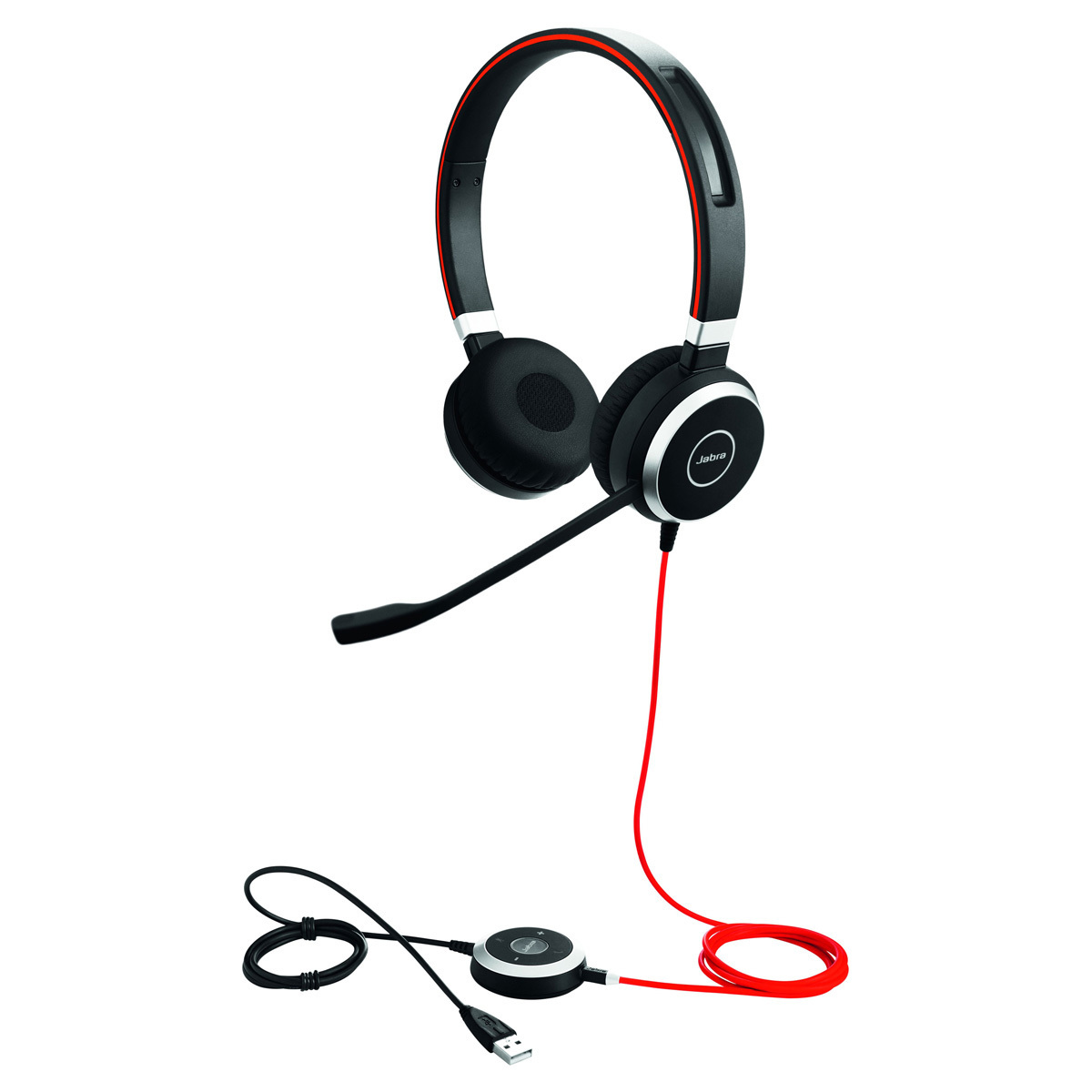 Jabra Evolve 40 Headset, Stereo, Kabelgebunden, USB, 3,5mm Klinke, Optimiert für Unified Communication von Jabra