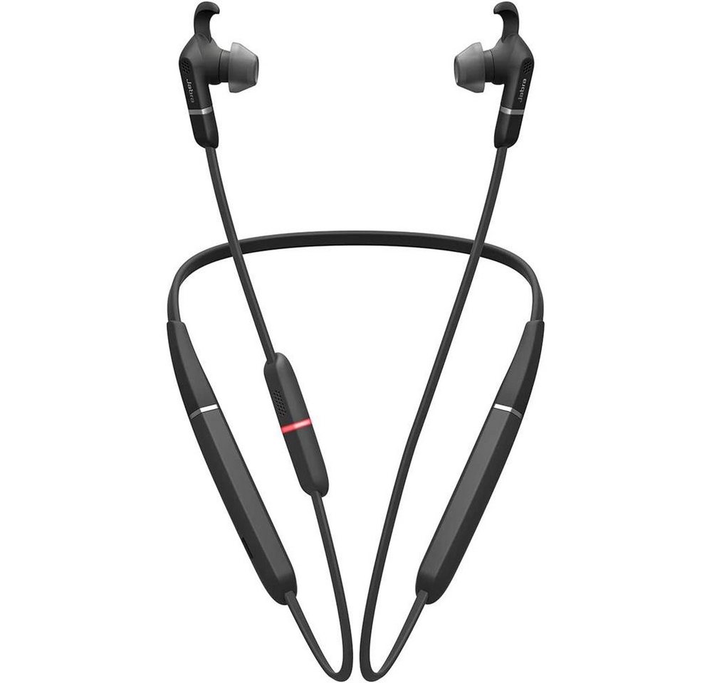 Jabra Evolve 65e Bluetooth-Kopfhörer (Noise Cancellation, Alexa, Siri, Google Assistant, Bluetooth, Kopfhörer mit Nackenbügel, Geräuschunterdrückung, Vibrationsalarm) von Jabra