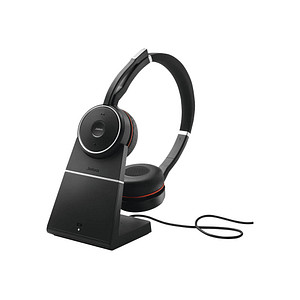 Jabra Evolve 75 SE MS mit Ladestation Headset schwarz von Jabra