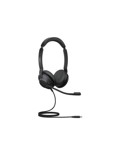Jabra Evolve2 30 Headset – Stereo Kopfhörer mit Noise Cancelling – Zertifiziert für Microsoft Teams – mit 2-Mikrofon Anruf-Technologie – USB-C Kabel – Schwarz Jabra Evolve2 30 Headset – Stereo Kopfhörer mit Noise Cancelling – Zertifiziert für Microsoft Teams – mit 2-Mikrofon Anruf-Technologie – USB-C Kabel – Schwarz von Jabra