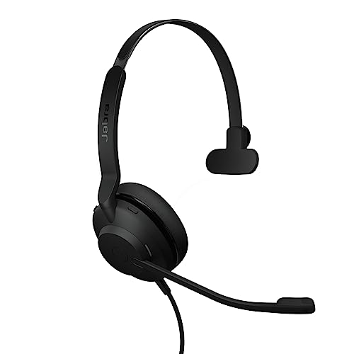 Jabra Evolve2 30 SE - Kabelgebundenes Mono-Headset mit Geräuschunterdrückung und 2-Mikrofon-Technologie - inkl. USB-A-Kabel - Mit allen führenden Unified Communications-Plattformen nutzbar - Schwarz von Jabra