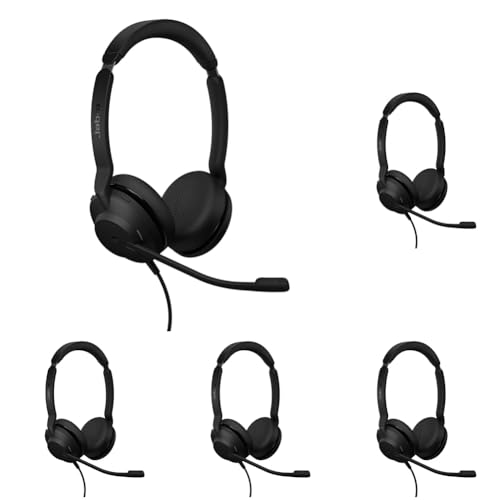 Jabra Evolve2 30 SE - Kabelgebundenes Stereo-Headset mit Geräuschunterdrückung und 2-Mikrofon-Technologie - inkl. USB-A-Kabel - MS Teams zertifiziert, auch mit anderen Plattformen kompatibel - Schwarz von Jabra