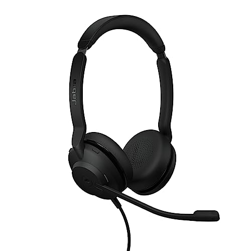 Jabra Evolve2 30 SE - Kabelgebundenes Stereo-Headset mit Geräuschunterdrückung und 2-Mikrofon-Technologie - inkl. USB-C-Kabel - MS Teams zertifiziert, auch mit anderen Plattformen kompatibel - Schwarz von Jabra