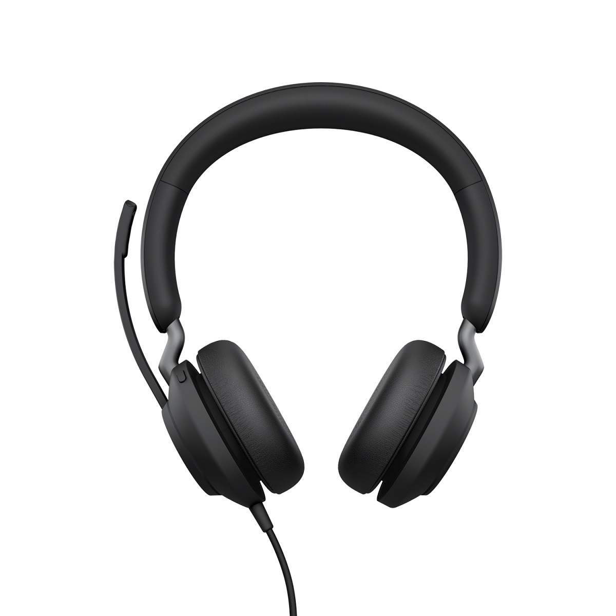 Jabra Evolve2 40 SE, Beidseitiges Headset, Kabelgebunden Incl. Verlängerungskabel (1,2 m), USB-C-Anschluss, 3 Mikrofone, Geräuschisolierendes Design, von Jabra