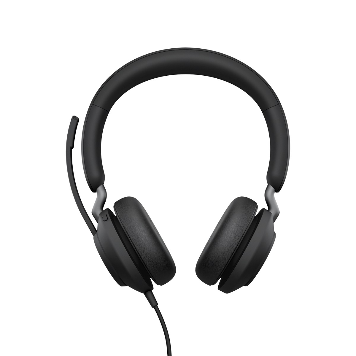 Jabra Evolve2 40 SE, Beidseitiges Headset, Kabelgebunden USB-A-Anschluss, 3 Mikrofone, Geräuschisolierendes Design, MS Teams zertifiziert von Jabra