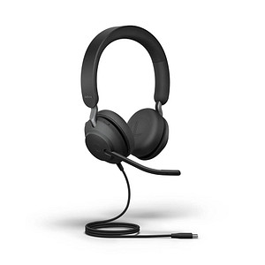 Jabra Evolve2 40 SE MS Headset schwarz von Jabra