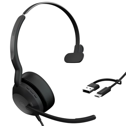 Jabra Evolve2 50 - USB-A/USB-C - schnurgebundenes Mono Headset Zertifiziert für UC-Plattformen Jabra Evolve2 50 - USB-A/USB-C - schnurgebundenes Mono Headset Zertifiziert für UC-Plattformen von Jabra