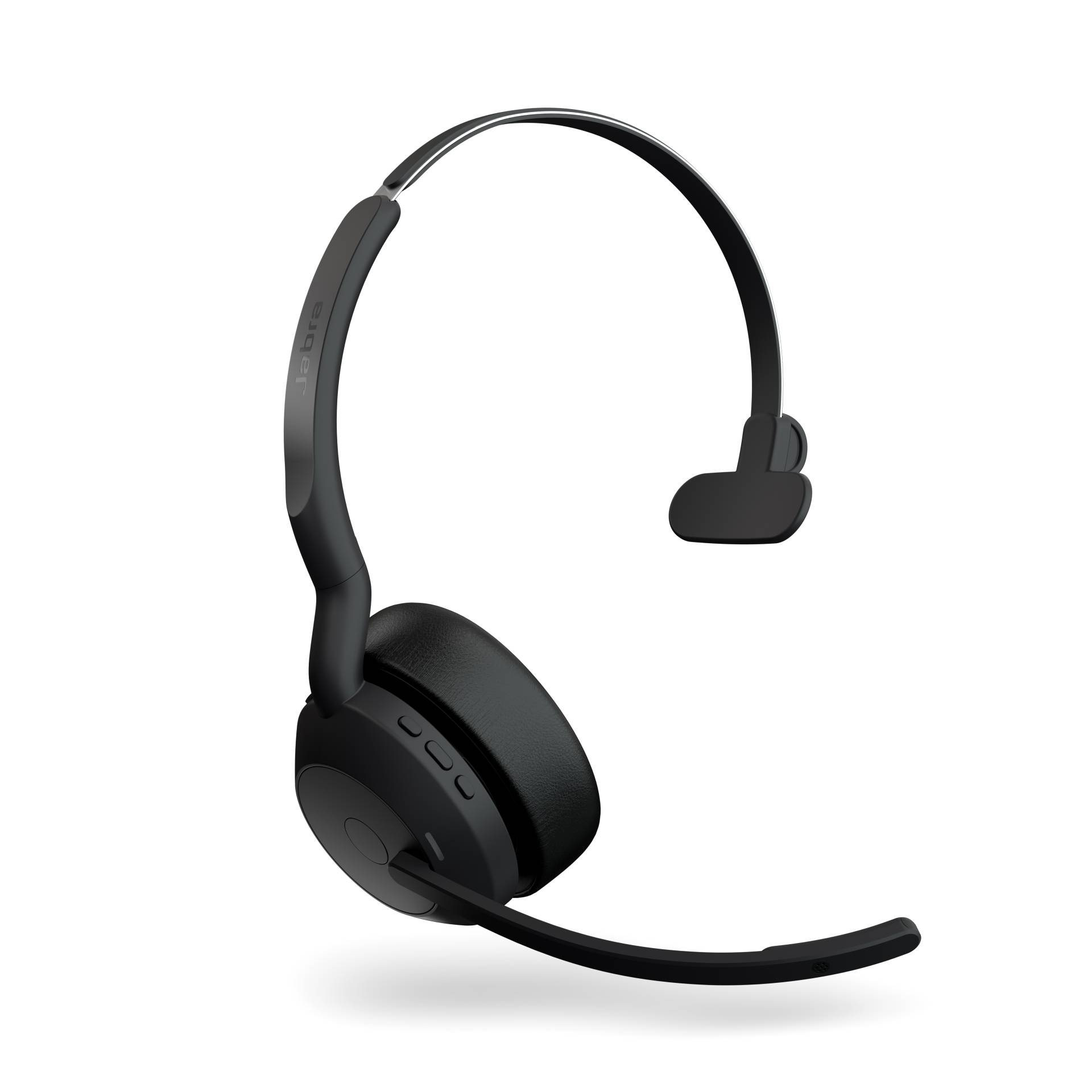 Jabra Evolve2 55, Mono-Bluetooth-Headset, 4 Mikrofone MS Teams zertifiziert, Aktive Geräuschunterdrückung (ANC), incl. Link 380 USB-C Bluetooth®-Adapt von Jabra
